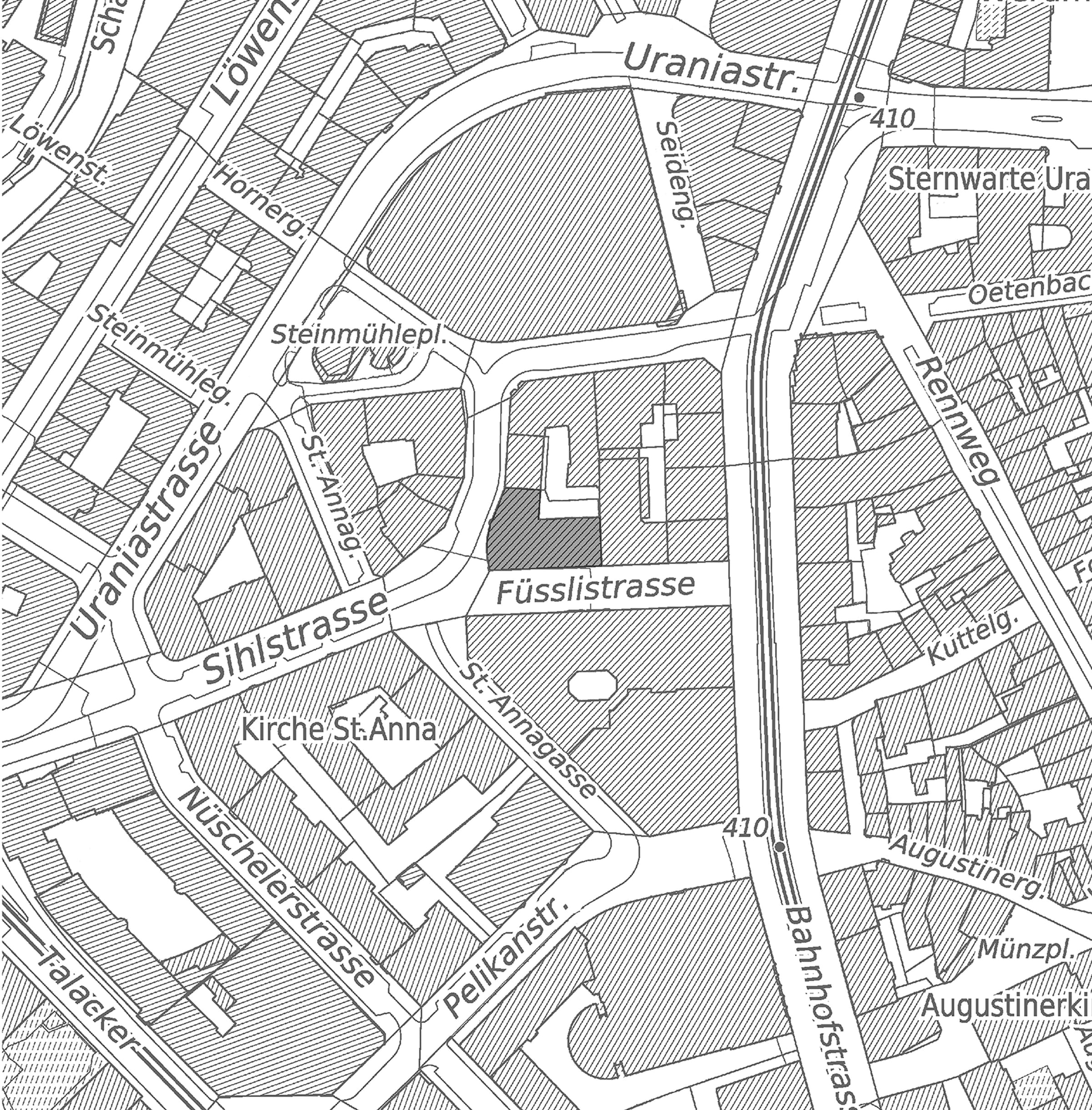 Fuesslistrasse zuerich vetterschmid situation