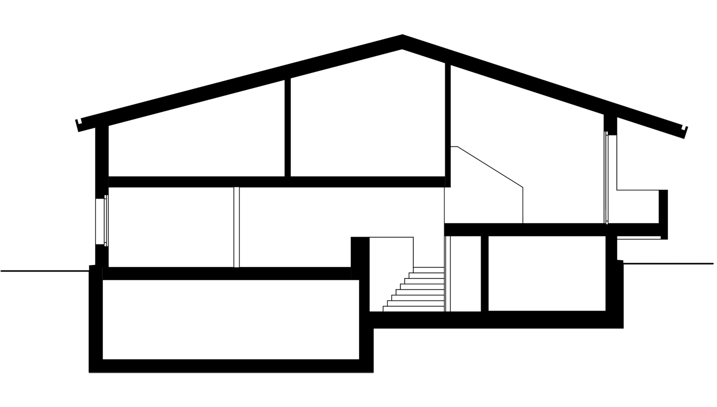 Wohnhaus vogelsangstrasse vetterschmid schnitt