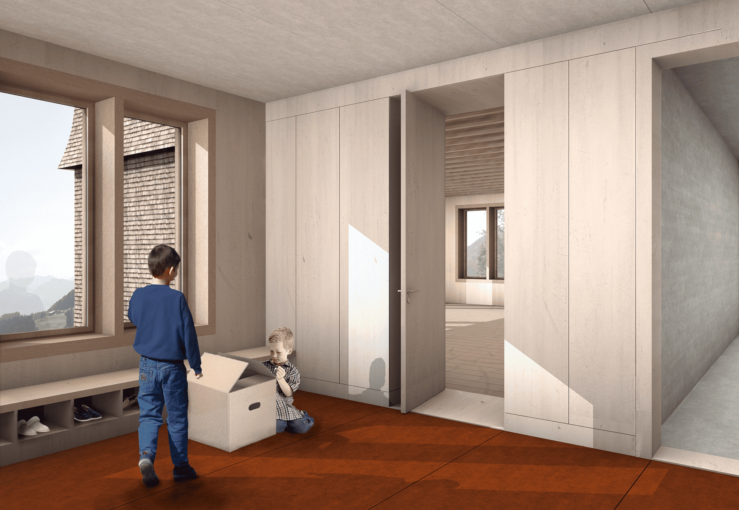 Schulhaus oberegg vetterschmid innenraum