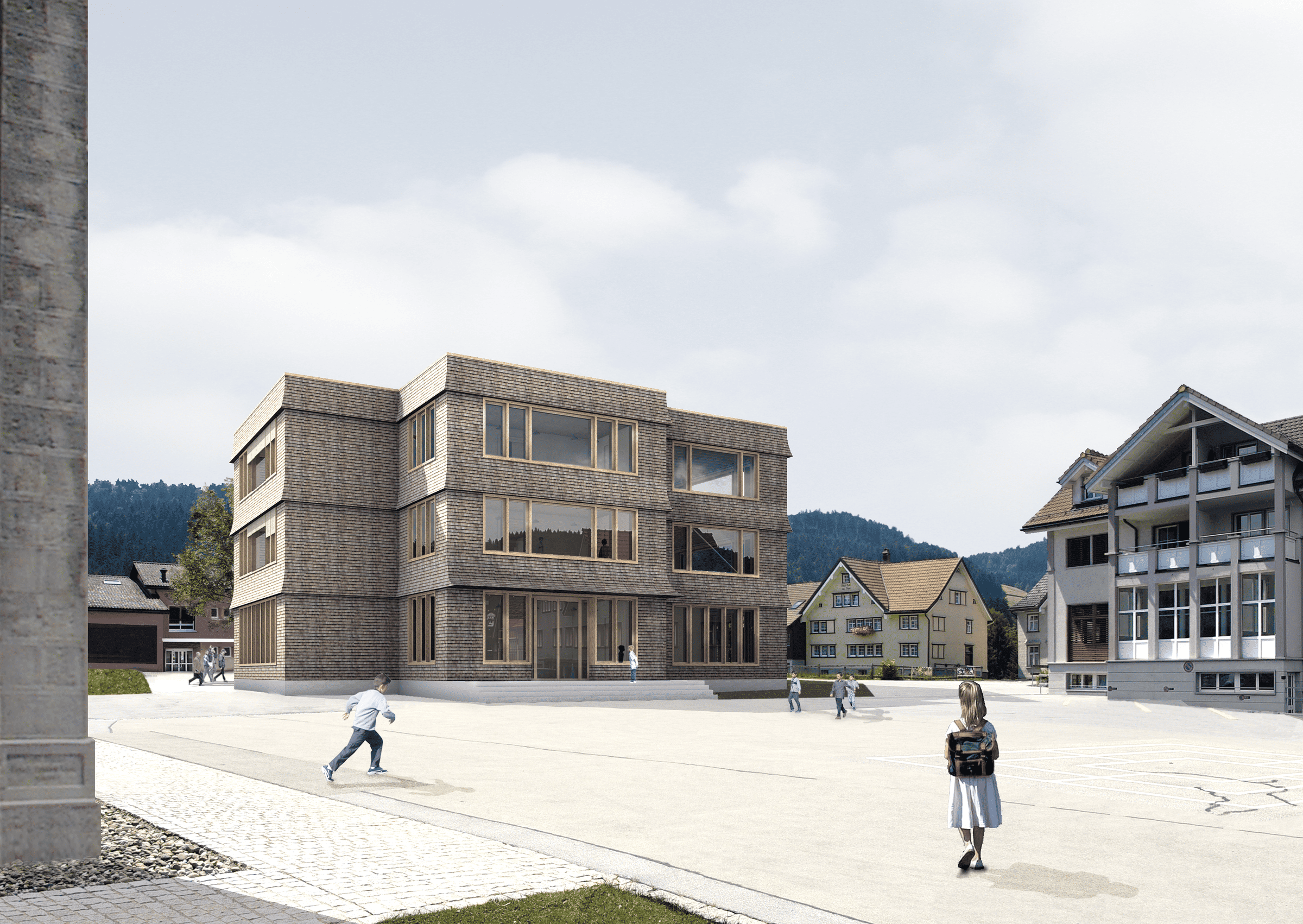 Schulhaus oberegg vetterschmid aussen