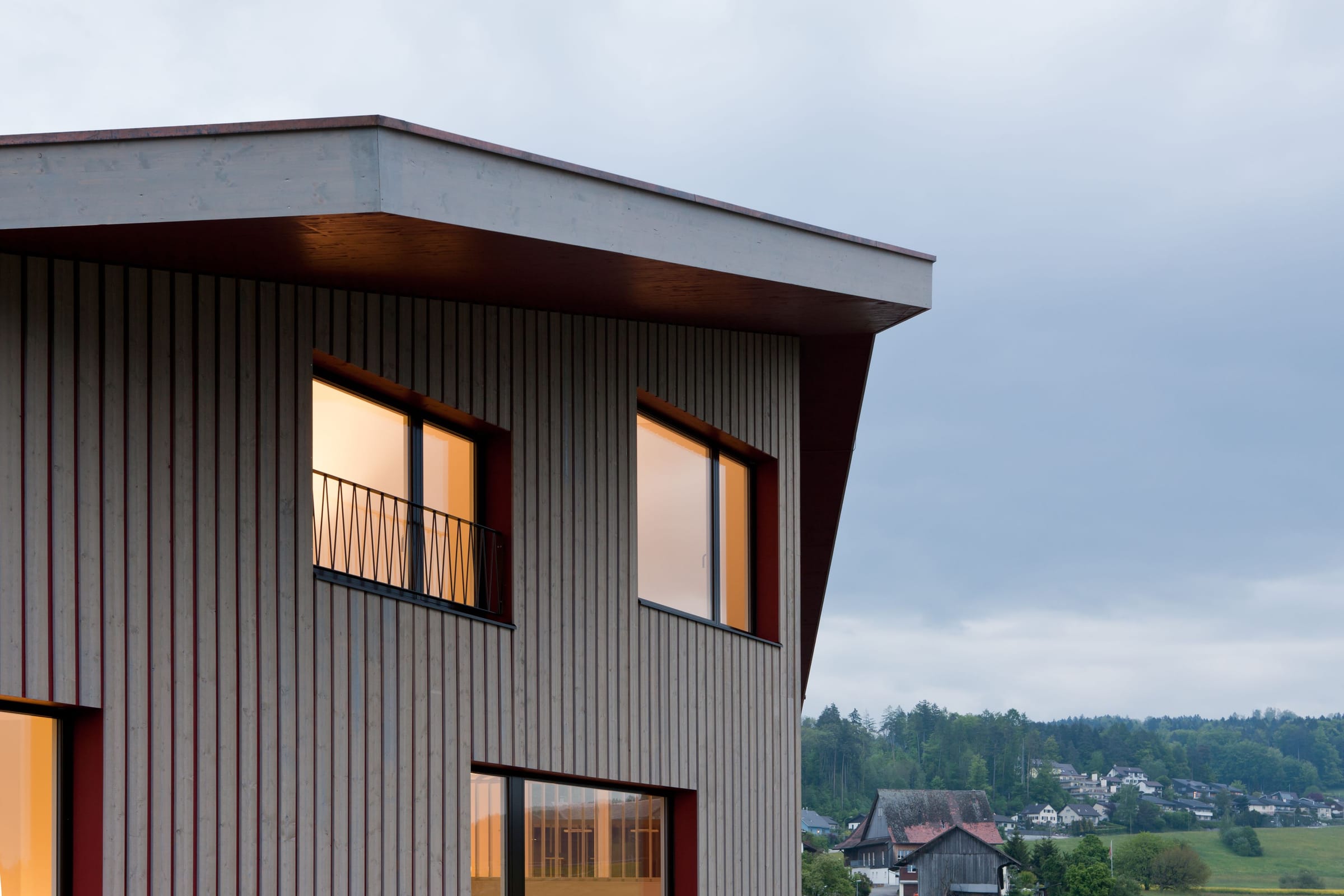 Wohnhaus vogelsangstrasse daemmerung