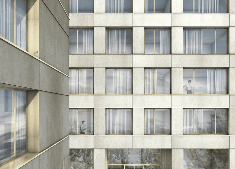 Studentisches wohnen eth hoenggerberg vetterschmid fassade