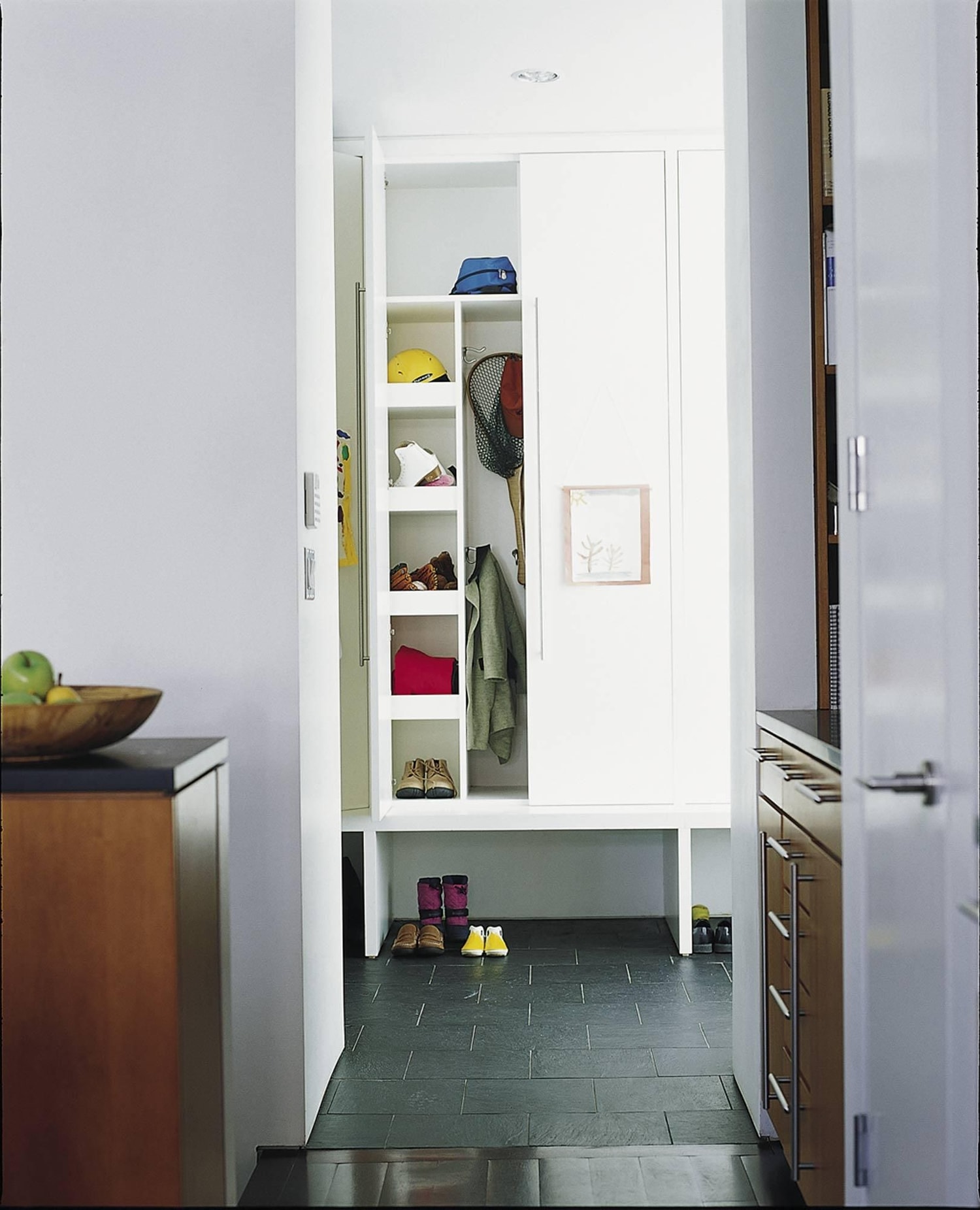 Belden Mudroom From Kitchen