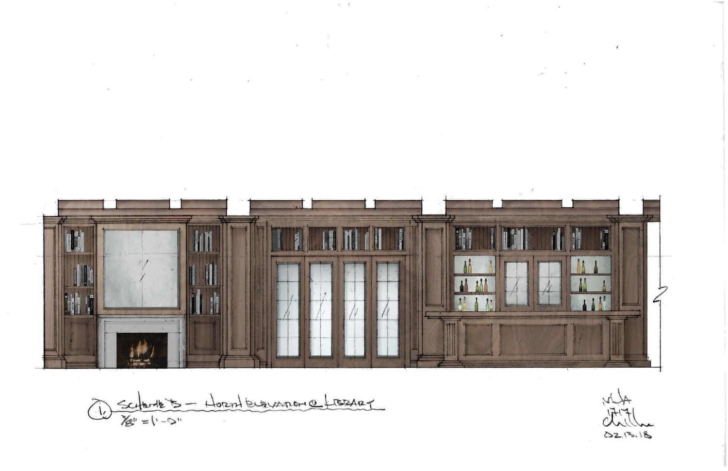 LIBRARY NORTH ELEVATION REV 1