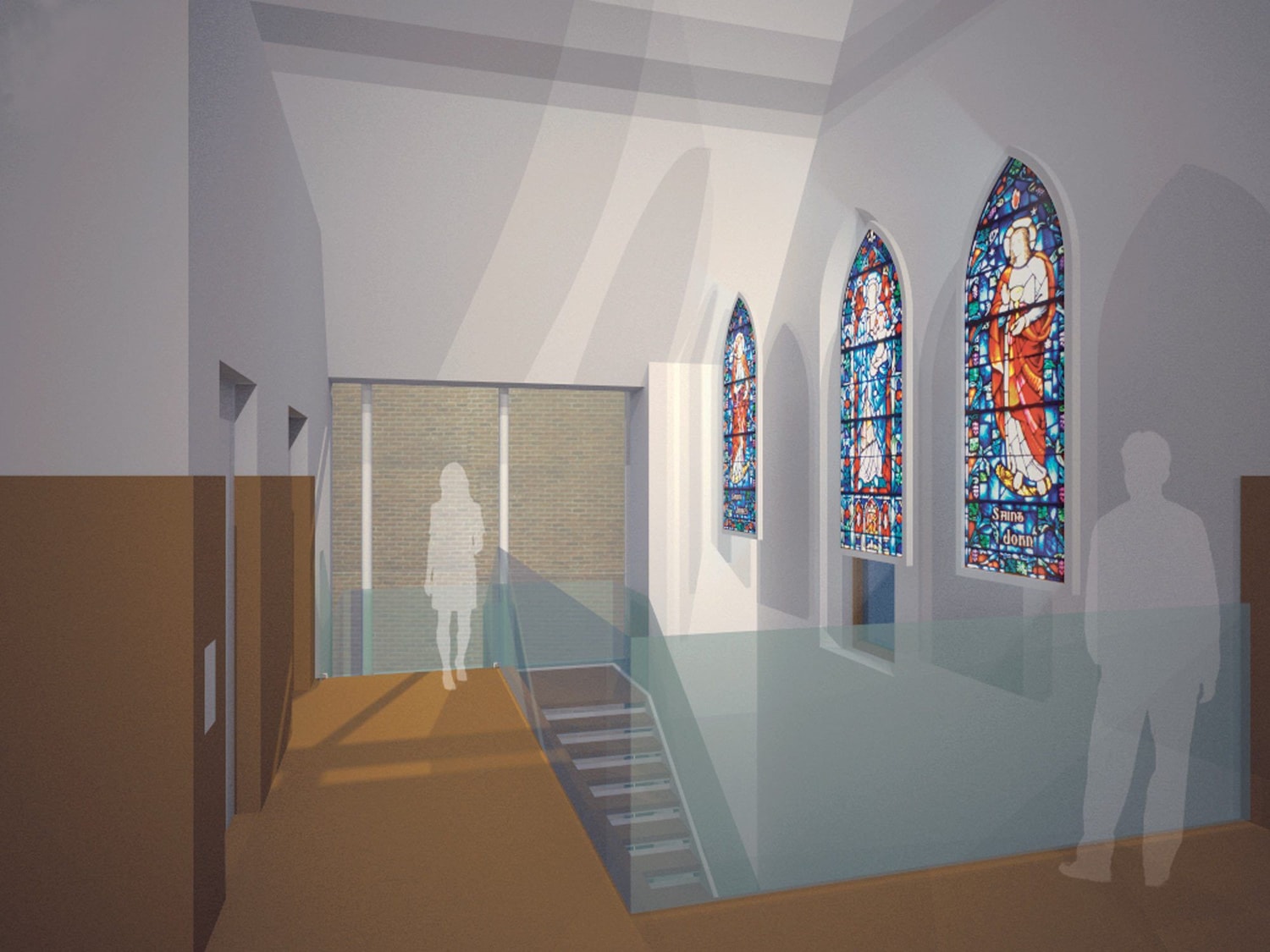 Rendering Guild Hall Stained Glass