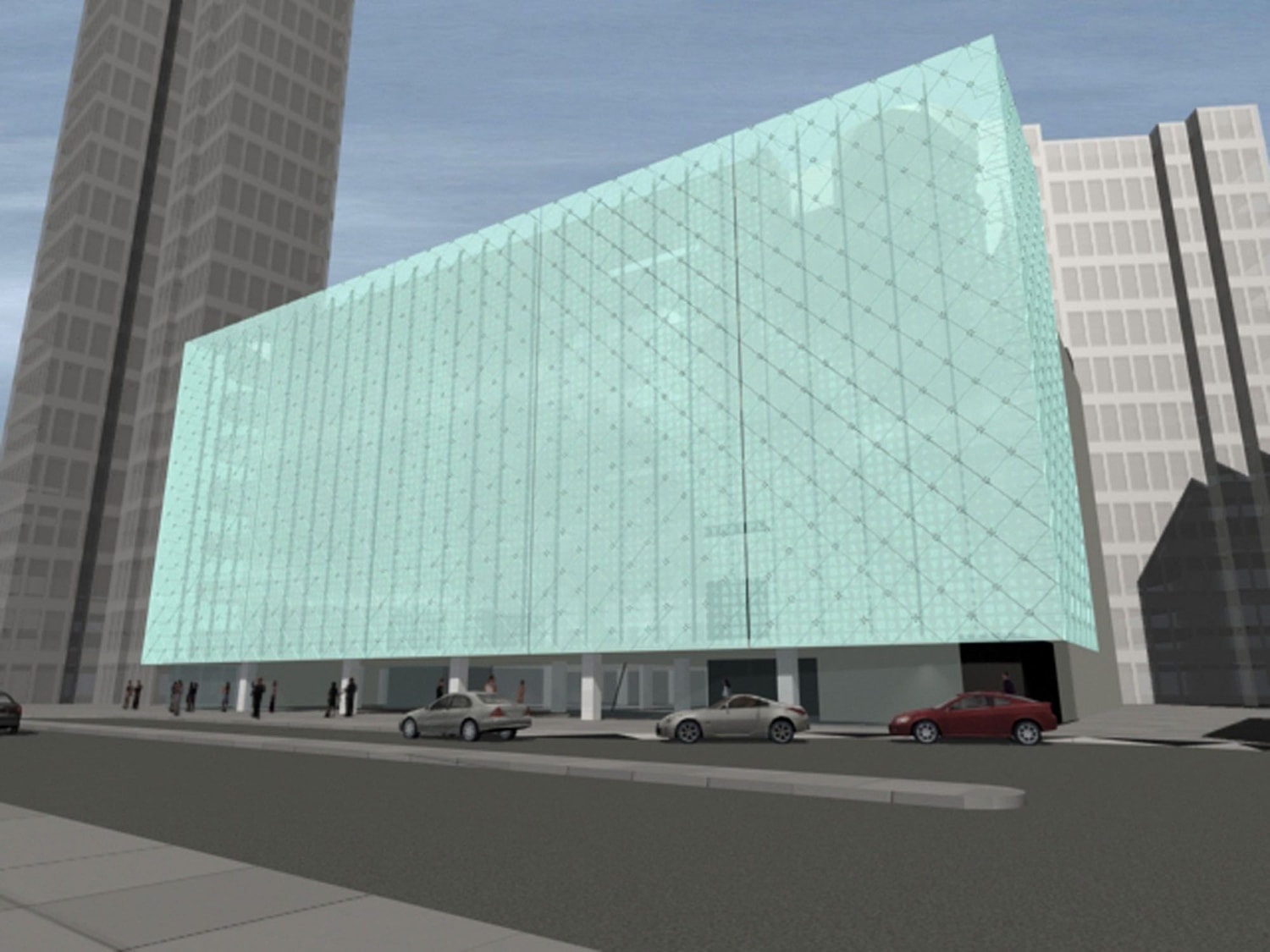 Rendering Playboy Club Exterior Day