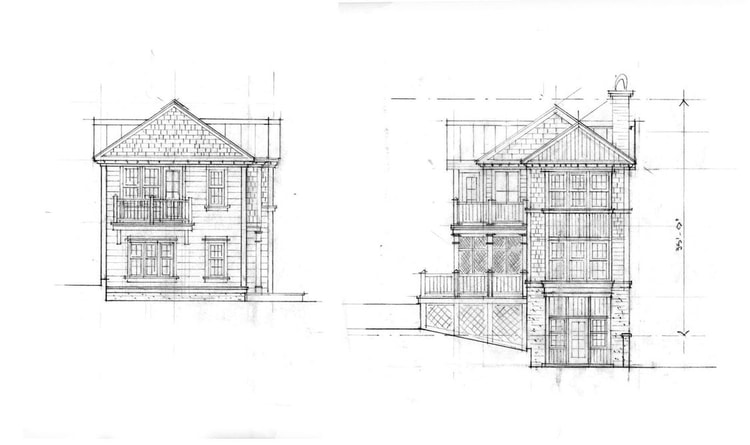 West East Elevations