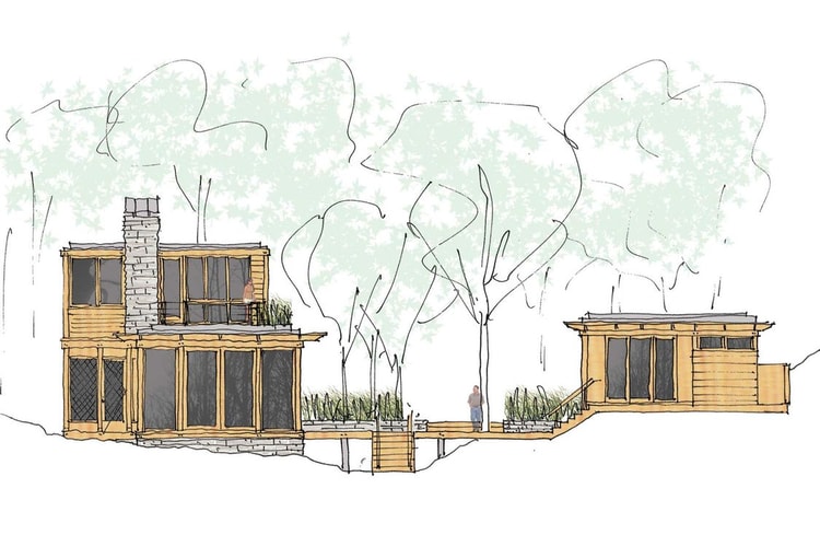 West Elevation Handsketch