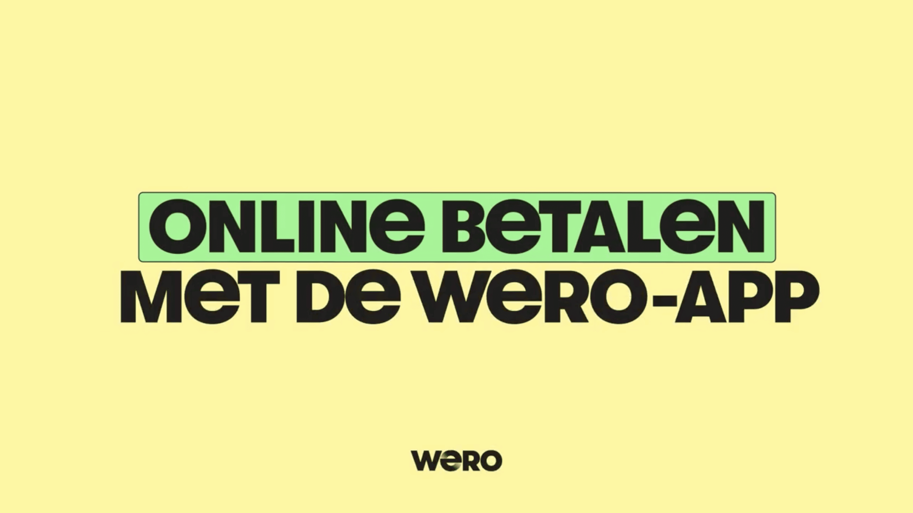 Video thumbnail: Hoe betaal je online met Wero?