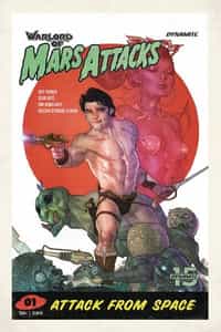 Warlord of Mars Attacks #1 CVR D Caldwell