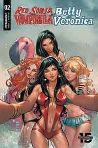 Red Sonja Vampirella Betty Veronica #2 CVR C Braga