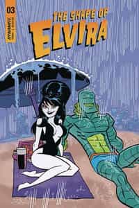 Elvira Shape of Elvira #3 CVR B J Bone