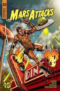 Warlord Of Mars Attacks #3 CVR A Johnson
