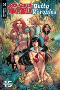 Red Sonja Vampirella Betty Veronica #4 CVR C Braga