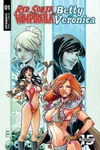 Red Sonja Vampirella Betty Veronica #1 CVR E Braga