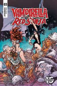 Vampirella Red Sonja #3 CVR C Johnson and Spicer