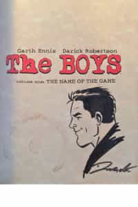 Boys TP Omnibus Edition Robertson Signed and Remarked
