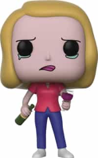 Funko Pop Rick and Morty Beth With Wine Glass