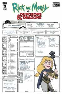 Rick and Morty Vs Dungeons and Dragons #3 CVR B