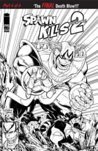 Spawn Kills Everyone Too #4 CVR B BW Virgin Mcfarlane