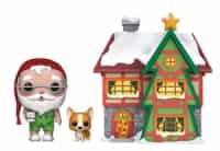 Funko Pop Peppermint Lane Santas House with Santa and Nutmeg