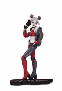 DC Statue Harley Quinn Red White and Black By Joshua Middleton