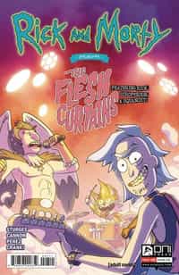 Rick and Morty Present One-Shot Flesh Curtains CVR A Cannon