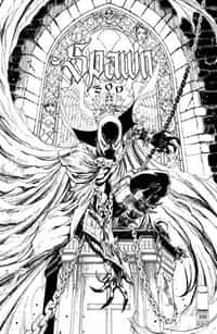 Spawn #300 CVR N Campbell BW