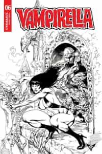 Vampirella #6 Variant 7 Copy Castro BW Foc