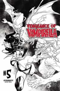 Vengeance of Vampirella #5 Variant 15 Copy Segovia BW