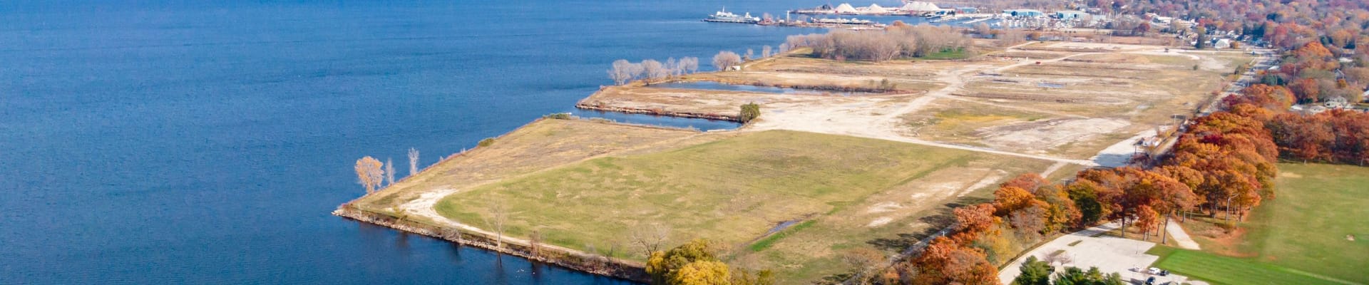 Drone view of Sappi Property