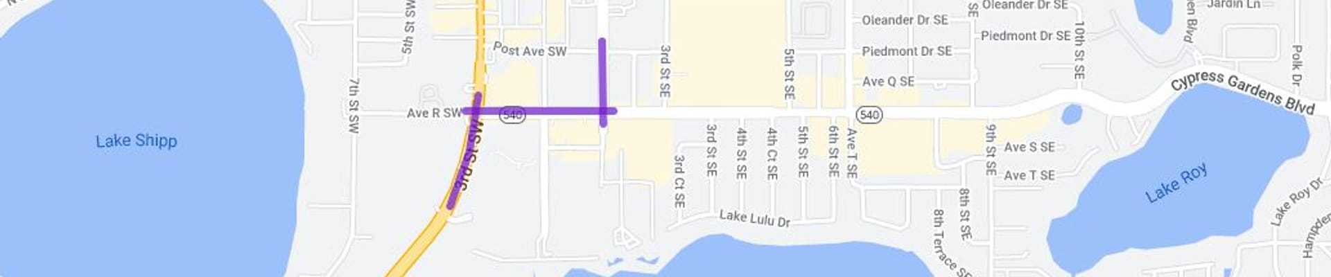 Map of the project area. 