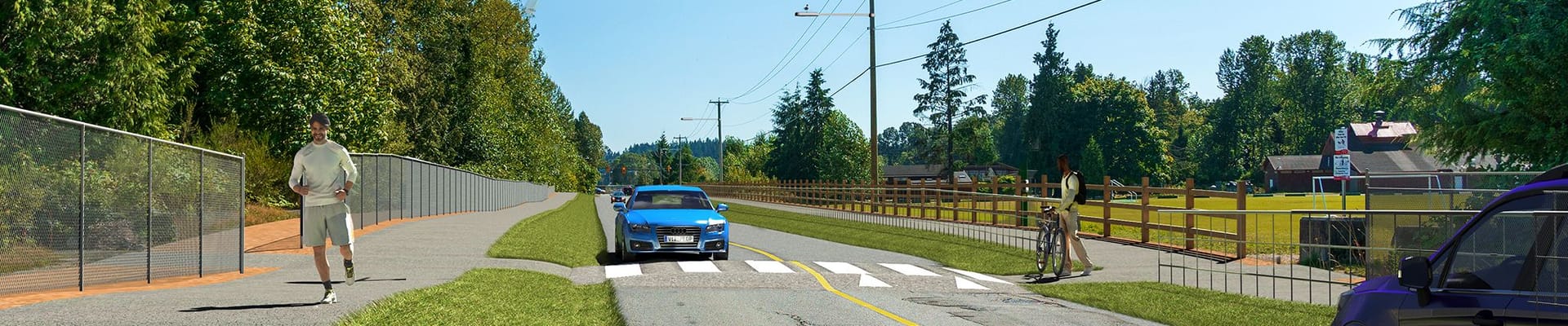 Rendering of proposed Capilano Corridor upgrades 