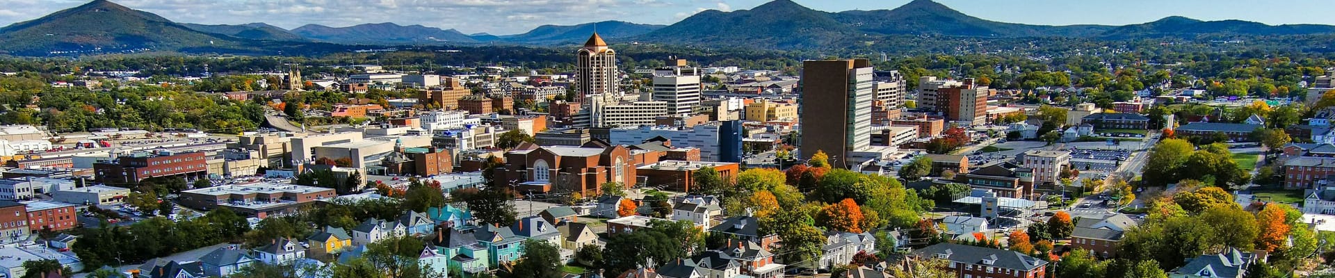 A landscape photograph of Roanoke, Virginia