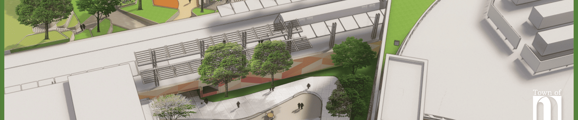 Conceptual rendering of the Underpass at Uptown Station