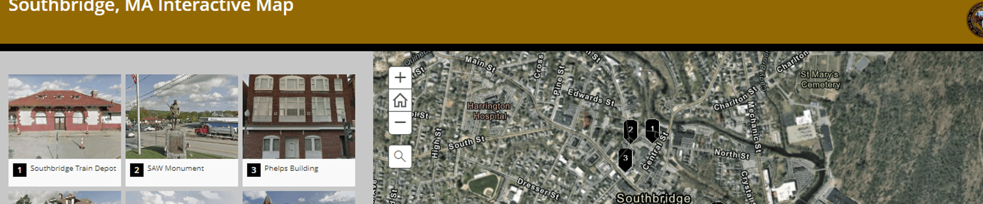 Make donations to Town of Southbridge and mail to Town Hall, write in the memo "Historic Walking Tour"