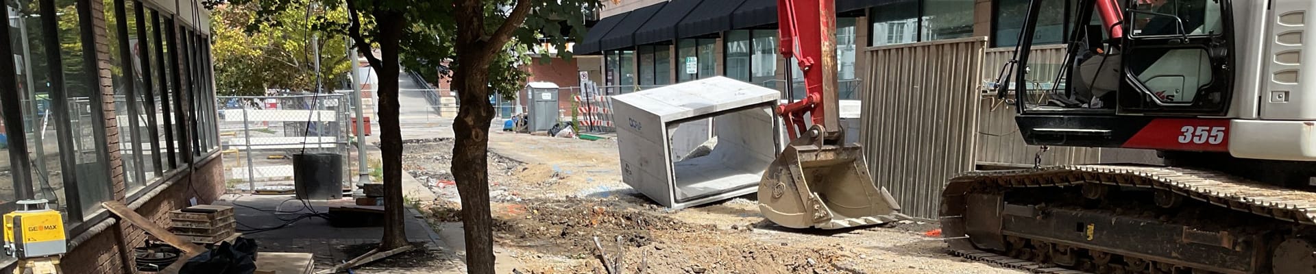 A photogram of a flood on Salem Avenue