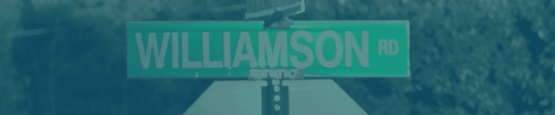 Williamson Road Street Sign