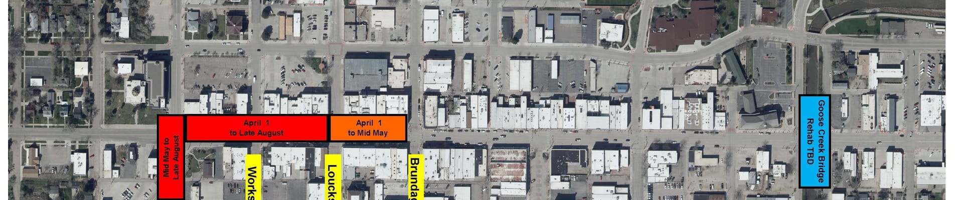 Construction Begins April 1st 
