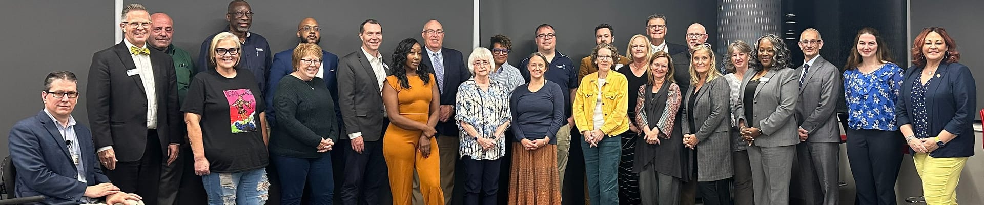 Members of Hope and Home Task Force in Roanoke City Council Chambers.