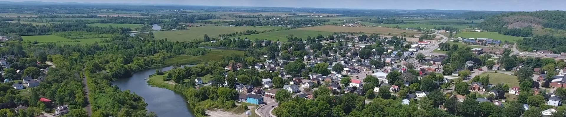 Aerial View of the Town of Renfrew