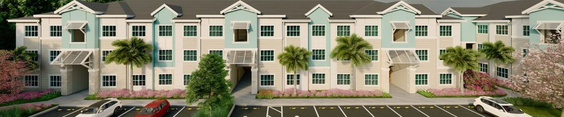 Rendering of the Flats on Main affordable housing.