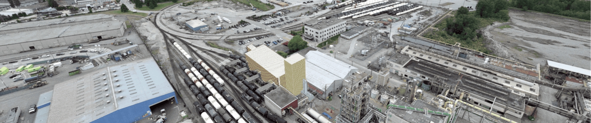 Existing buildings on the proposed site