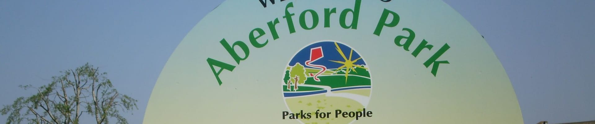 A picture of Aberford Park sign