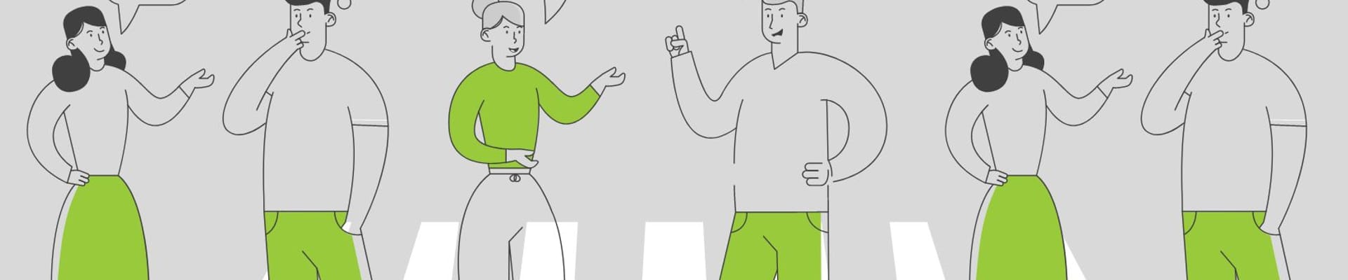 Graphic of People Brainstorming