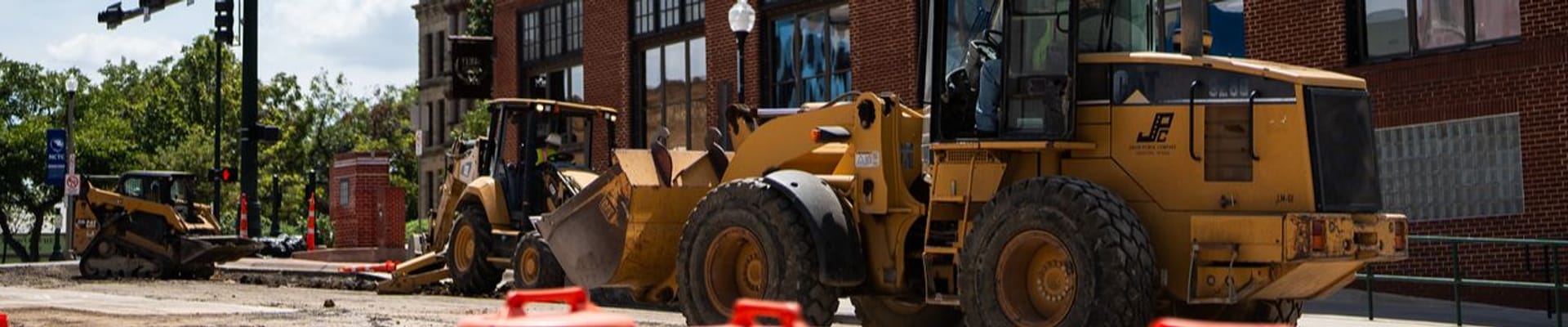 Photo of laying concrete and ground work