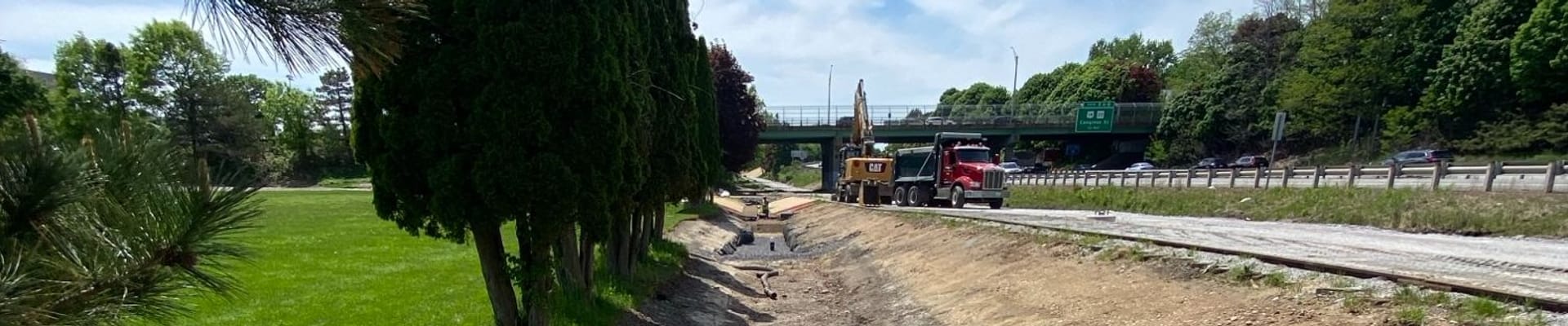 updated image of the trail being worked on