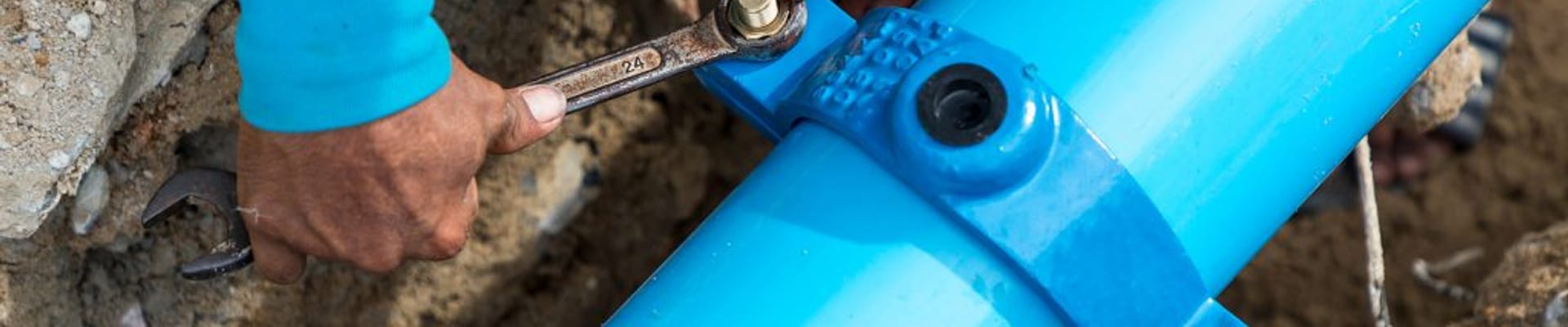 New waterline installation