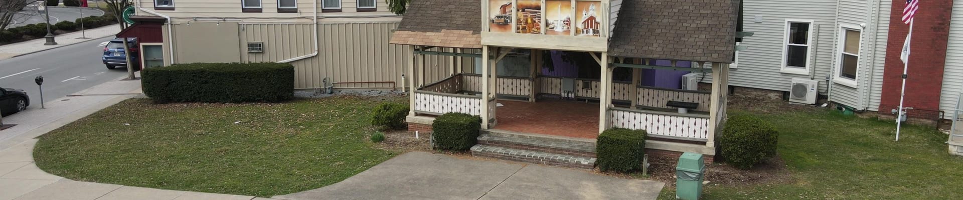 Image showing the pavilion at Triangle Park.