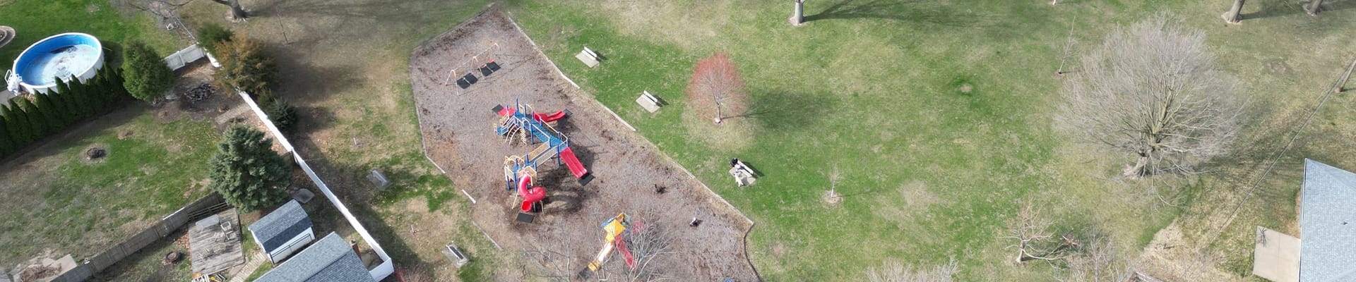 Aerial View of Edgewood Park Playground